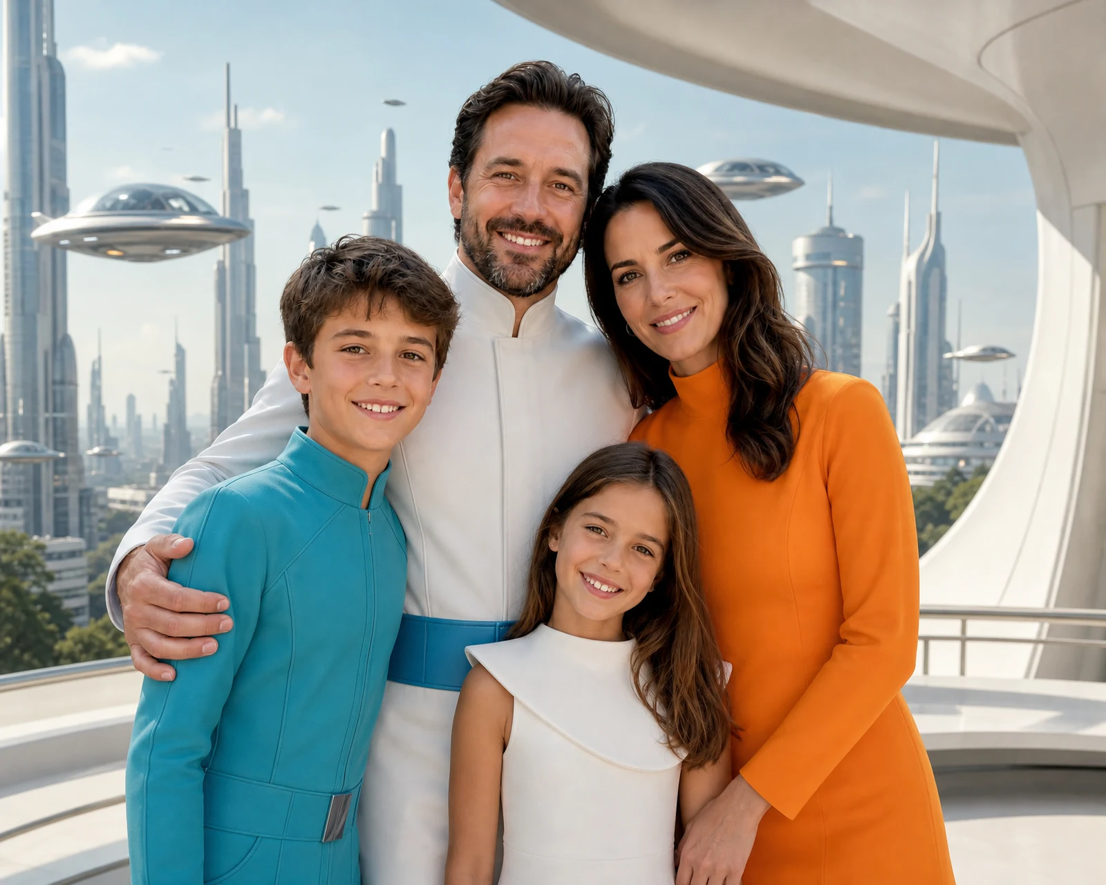 The same family in a future home